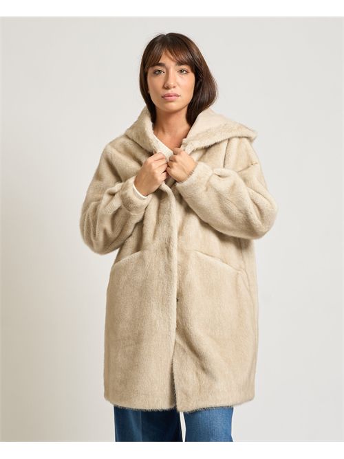 Cappotto donna Yes Zee con cappuccio YES ZEE | O059-KI000222